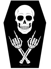 Rückenaufnäher - Totenkopf & Sarg