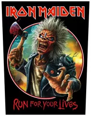 IRON MAIDEN - RUN FOR YOUR LIVES | Rückenaufnäher
