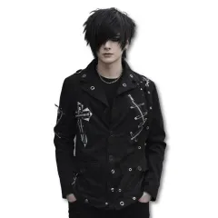 Schwarze Gothic Jacke