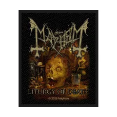 Mayhem Liturgy Of Death Aufnäher