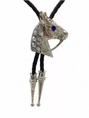 Bolo Tie Blue Eye Horse