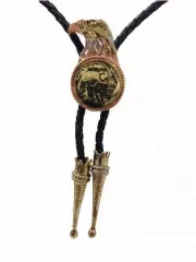 Bolo Tie Eagle with Shield