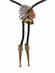 Bolo Tie Red Indian