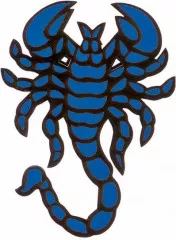 Sticker Blue Scorpion