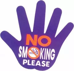 Sticker No Smoking Please