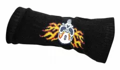 Arm sleeves with Skull in Flames pattern