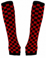 Arm sleeves Black Red Squared