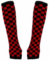 Arm sleeves Black Red Squared