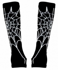 Arm sleeves with Spiderweb Pattern