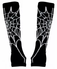 Arm sleeves with Spiderweb Pattern