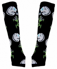Arm sleeves with white Skulls