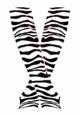 Armwärmer Zebra Muster