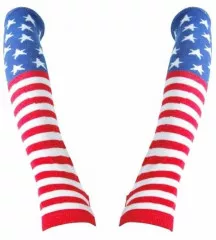 Arm sleeves with United States Flag
