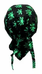 Bandana Cap Little Cannabis Leaves