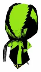 Bandana Cap Green Cannabis Leaf