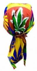 Bandana Cap Popart Cannabis Leaf