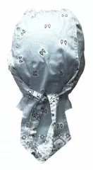 Bandana Cap Light Grey Paisley