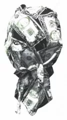 Bandana Kopftuch Dollarscheine
