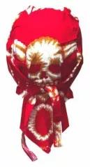 Bandana Kopftuch Rot Totenkopf