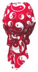 Bandana Kopftuch Yin Yang Rot