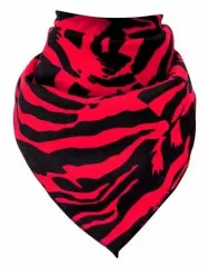 Biker Bandana Halstuch Zebra in Rot