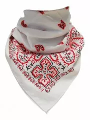 Biker Bandana Halstuch Rot Paisley Muster