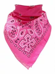 Pink Paisley Bandana Halstuch