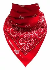 Rocker Bandana Paisley Pattern Red