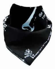 Cooles Bandana Halstuch Totenkopf Schwarz