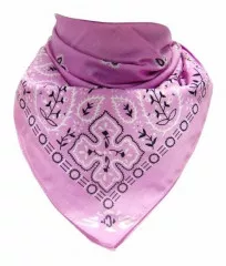 Trendy Biker Bandana Halstuch Paisley Lila