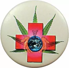 Anstecker World In Your Hands