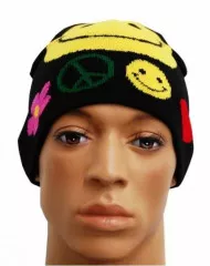 Beanie - Love Peace Happiness Beanie - Love Peace Happiness