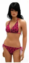Bikini mit Spinnennetzen