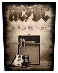 AC/DC In Rock We Trust Backpatch