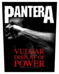 Pantera Vulgar Display Of Power Backpatch