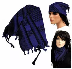 PLO Bandana Scarf Black Blue