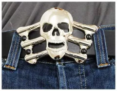 Belt Buckle Skull