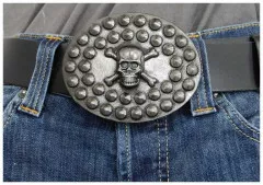 Belt Buckle Skull
