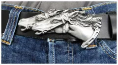 Belt Buckle Horses