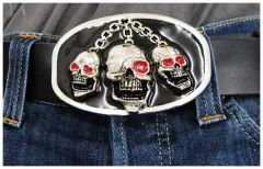 Belt Buckle Pirate Skull