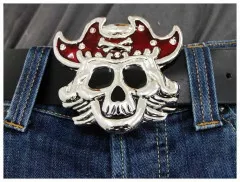 Belt Buckle Skull