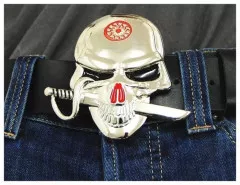 Belt Buckle Skull