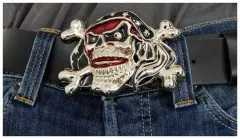 Belt Buckle Skull