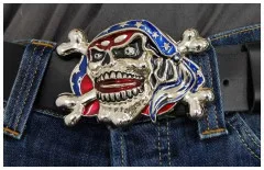 Belt Buckle Skull