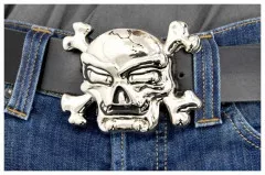 Belt Buckle Broken skull