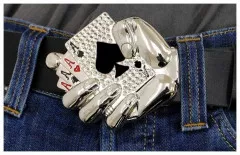 Belt Buckle Strike in your hand