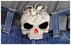 Belt Buckle Spider skull