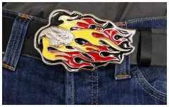 Belt Buckle Burning eagle