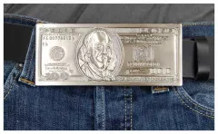 Gürtelschnalle Dollar Note