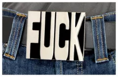 Gürtelschnalle FUCK